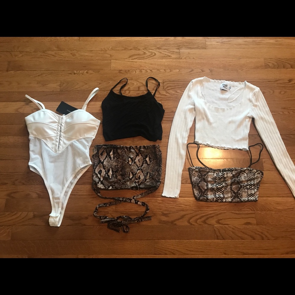 Crop top lot bodysuit